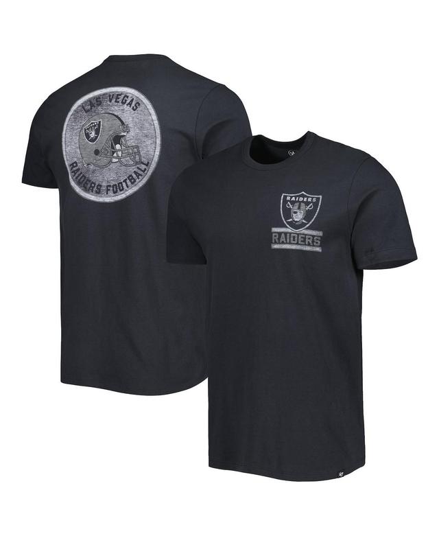 Mens 47 Black Las Vegas Raiders Open Field Franklin T-Shirt Product Image