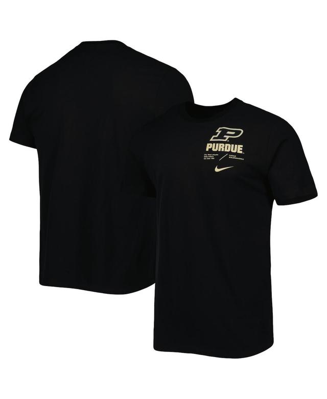 Mens Nike Purdue Boilermakers Team Practice Performance T-Shirt Product Image