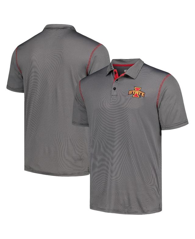 Mens Colosseum Black Iowa State Cyclones Cameron Polo Product Image