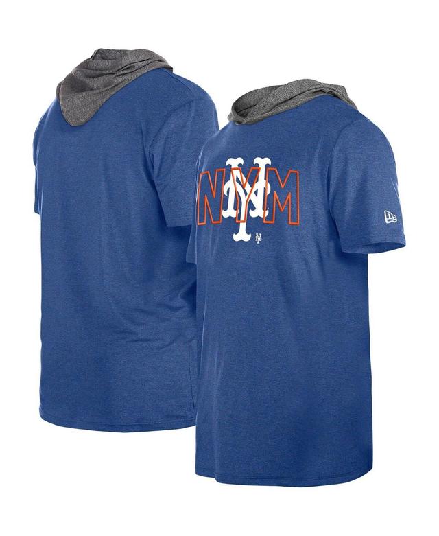 Mens New Era Royal New York Mets Team Hoodie T-Shirt Product Image