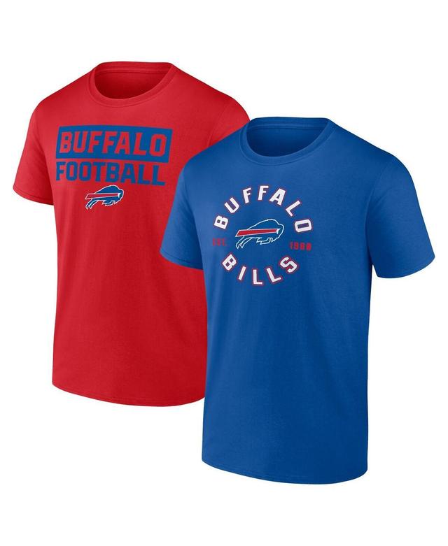 Fanatics Mens Buffalo Bills Serve T-Shirt Combo Pack - Navy Product Image