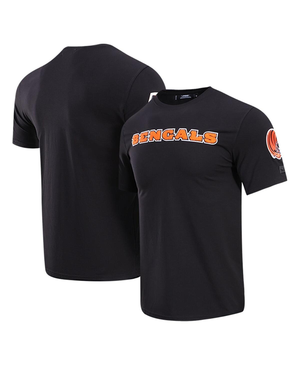 Mens Pro Standard Black Cincinnati Bengals Classic Chenille T-shirt Product Image