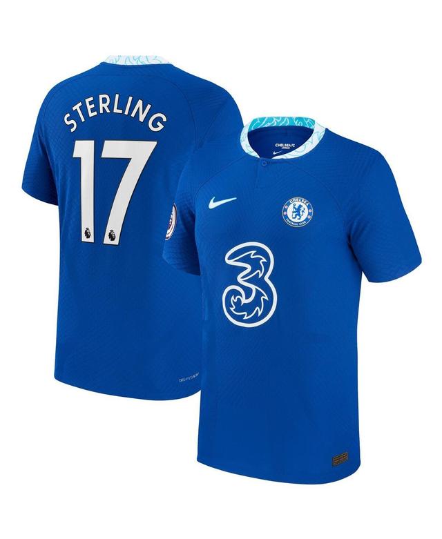 Mens Nike Raheem Sterling Blue Chelsea 2022/23 Home Vapor Match Authentic Jersey Product Image