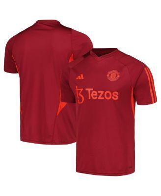 Mens adidas Burgundy Manchester United 2023/24 Training Jersey - Burgundy Product Image