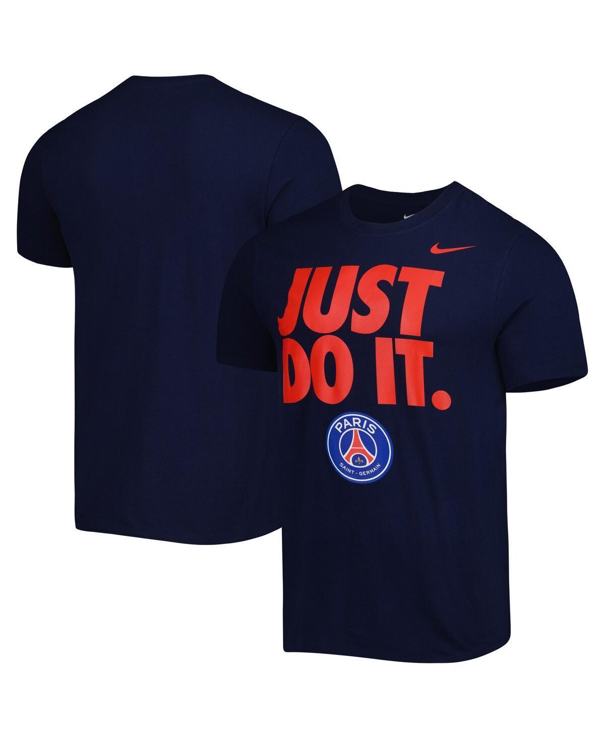 Mens Nike Navy Paris Saint-Germain Just Do It T-Shirt Blue Product Image