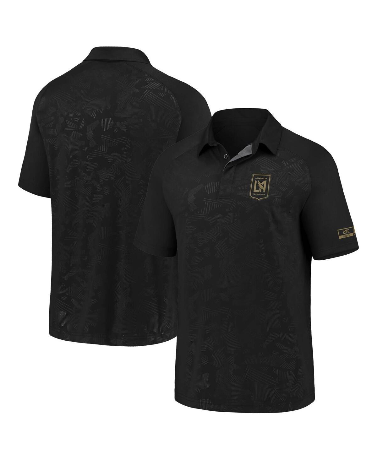 Mens Fanatics Branded Black LAFC Iconic Defender Polo Product Image