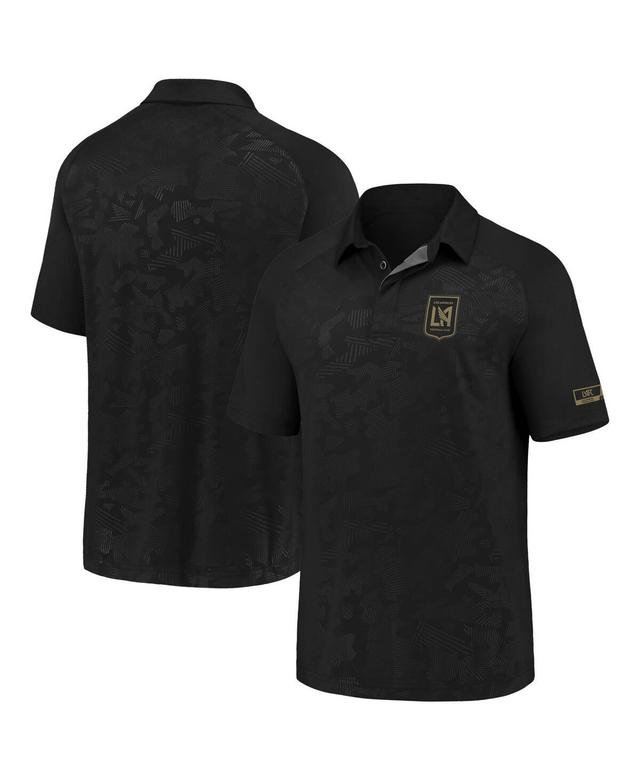 Fanatics Mens Black Lafc Iconic Defender Polo Shirt - Black Product Image