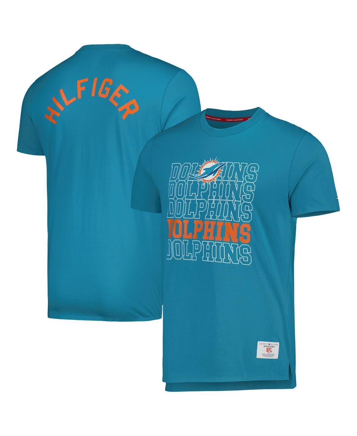 Mens Tommy Hilfiger Aqua Miami Dolphins Liam T-shirt product image