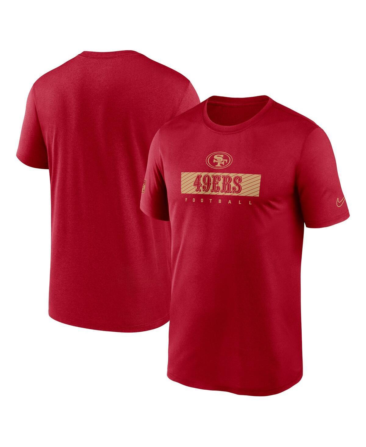 Nike Mens Scarlet San Francisco 49ers Sideline Legend Performance T-Shirt Product Image