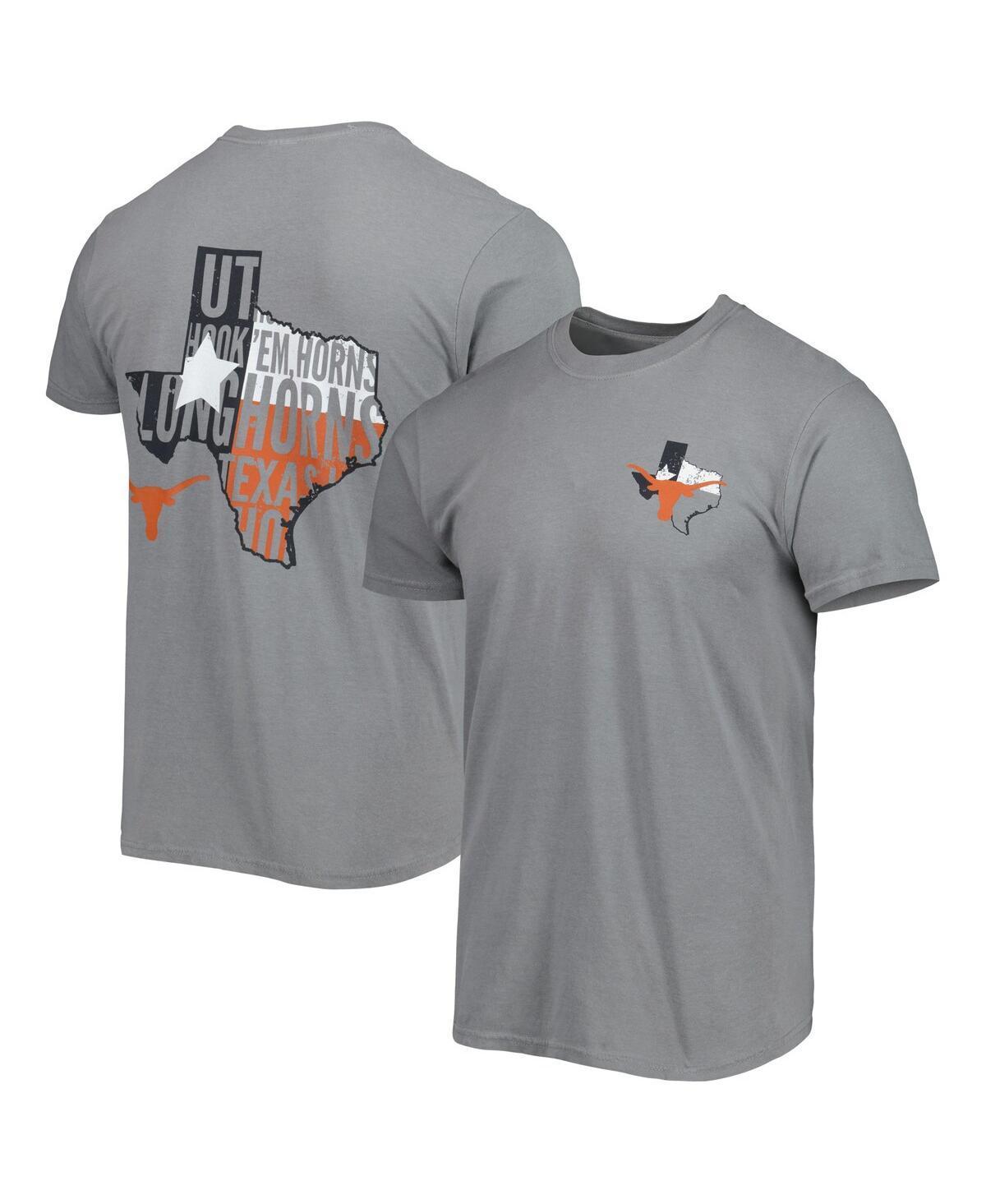 Mens Gray Texas Longhorns Hyperlocal State T-shirt Product Image