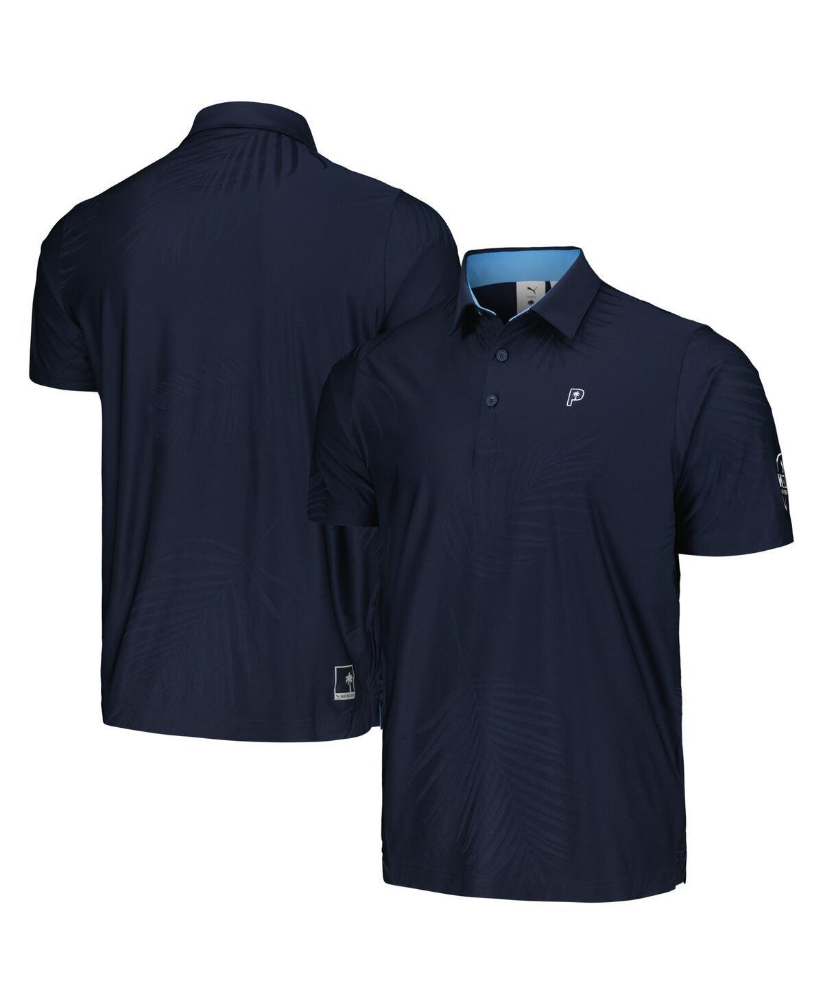 Mens Puma x Ptc Navy Wm Phoenix Open Jacquard MattrPolo Shirt Product Image