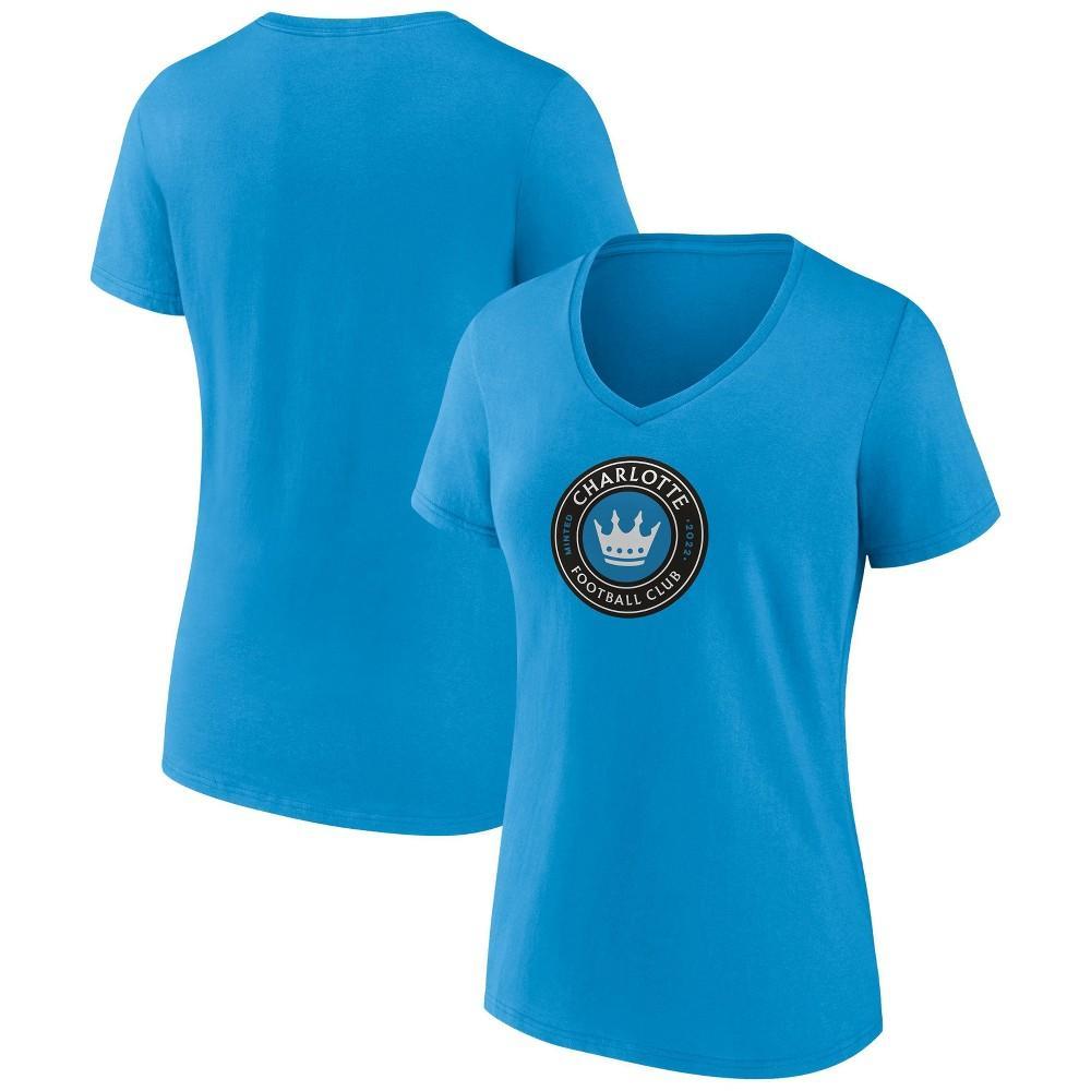 MLS Charlotte FC Womens V-Neck Top Ranking T-Shirt Product Image