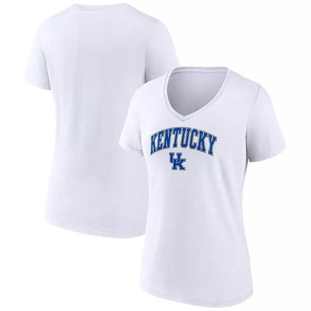 Womens Fanatics Branded Kentucky Wildcats Evergreen Campus V-Neck T-Shirt Product Image