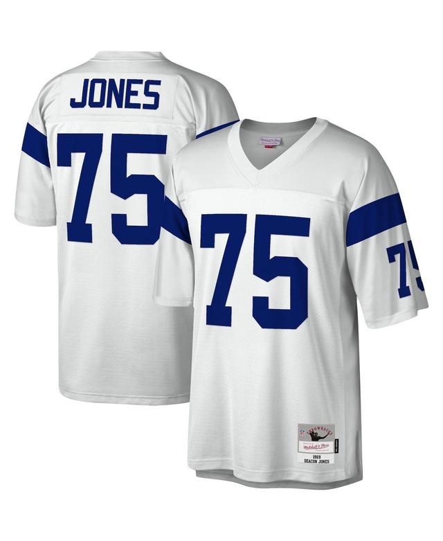 Mens Deacon Jones White Los Angeles Rams Legacy Replica Jersey - White Product Image