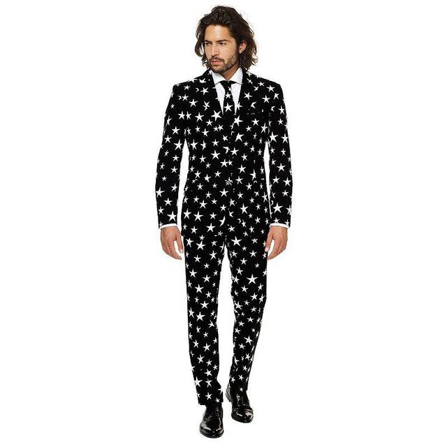 Mens OppoSuits Slim-Fit Novelty Pattern Suit & Tie Set Product Image