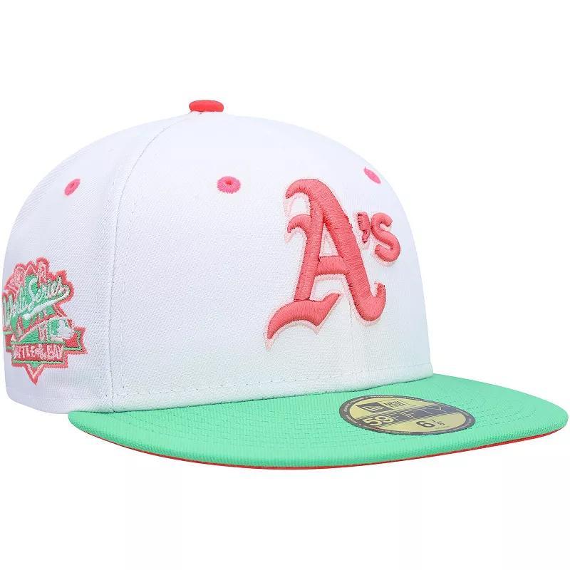 Mens New Era /Green Oakland Athletics Watermelon Lolli 59FIFTY Fitted Hat Product Image