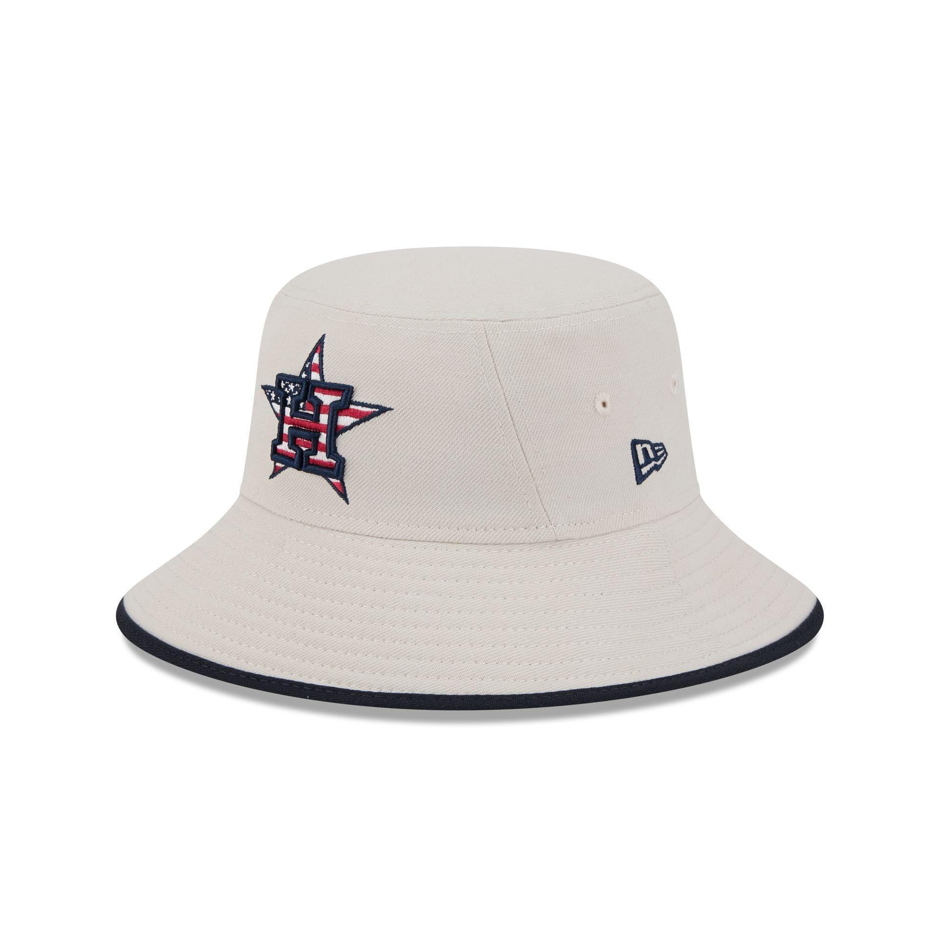 Houston Astros Independence Day 2024 Stretch Bucket Hat Male Product Image