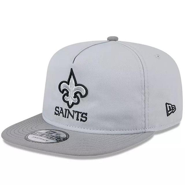 Mens New Era Gray New Orleans Saints 2024 NFL Training Camp Golfer Snapback Hat Product Image