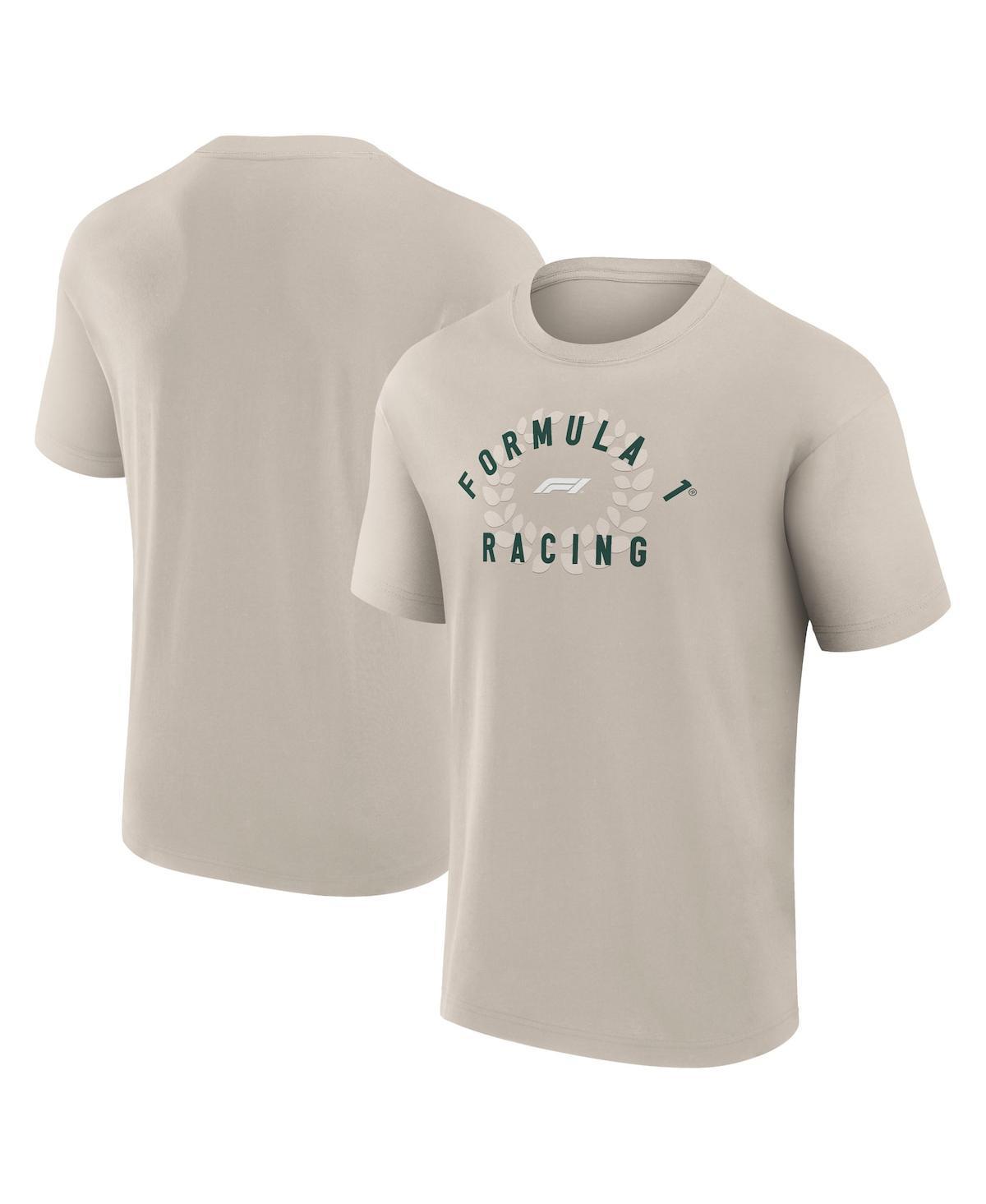 Fanatics Mens Tan Formula 1 Clubhouse T-Shirt Product Image