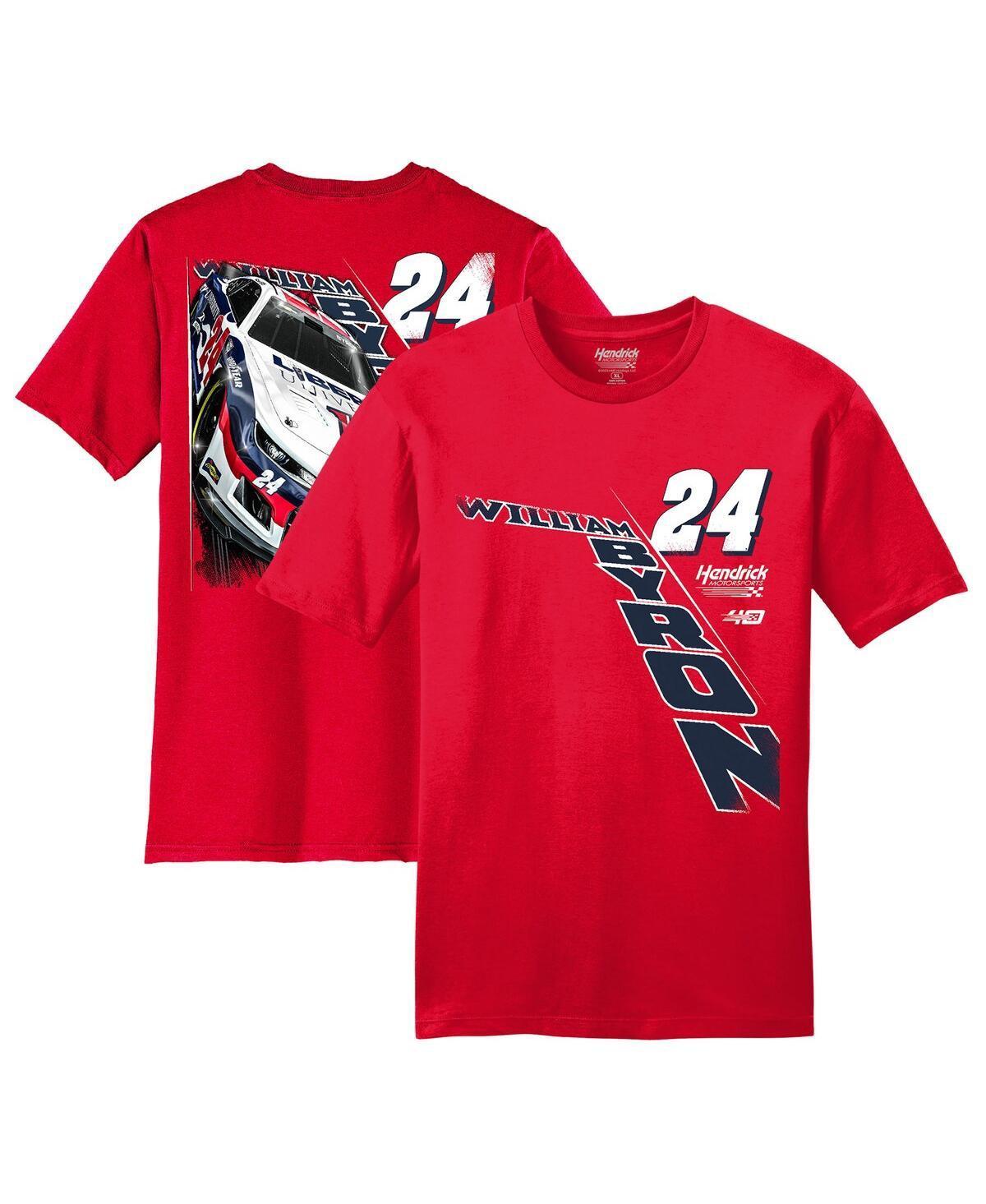 Mens Hendrick Motorsports Team Collection Red William Byron Racing T-shirt Product Image