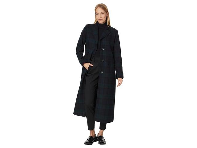 Lauren Ralph Lauren Wool Sb Maxi Reefer 48 Watch) Women's Coat Product Image