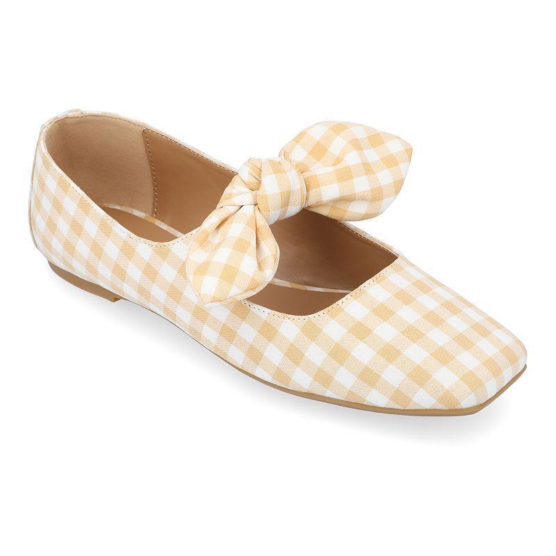 Journee Collection Womens Seralinn Bow Flats Womens Shoes Product Image