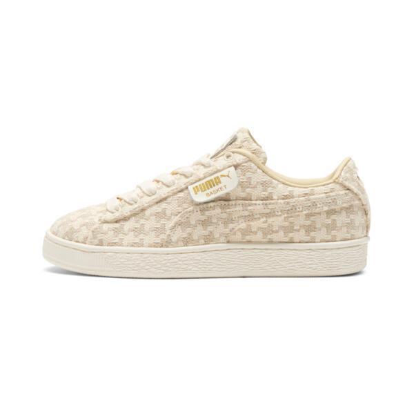 PUMA Basket Seaside Drills Women's Sneakers in Alpine Snow/White Product Image