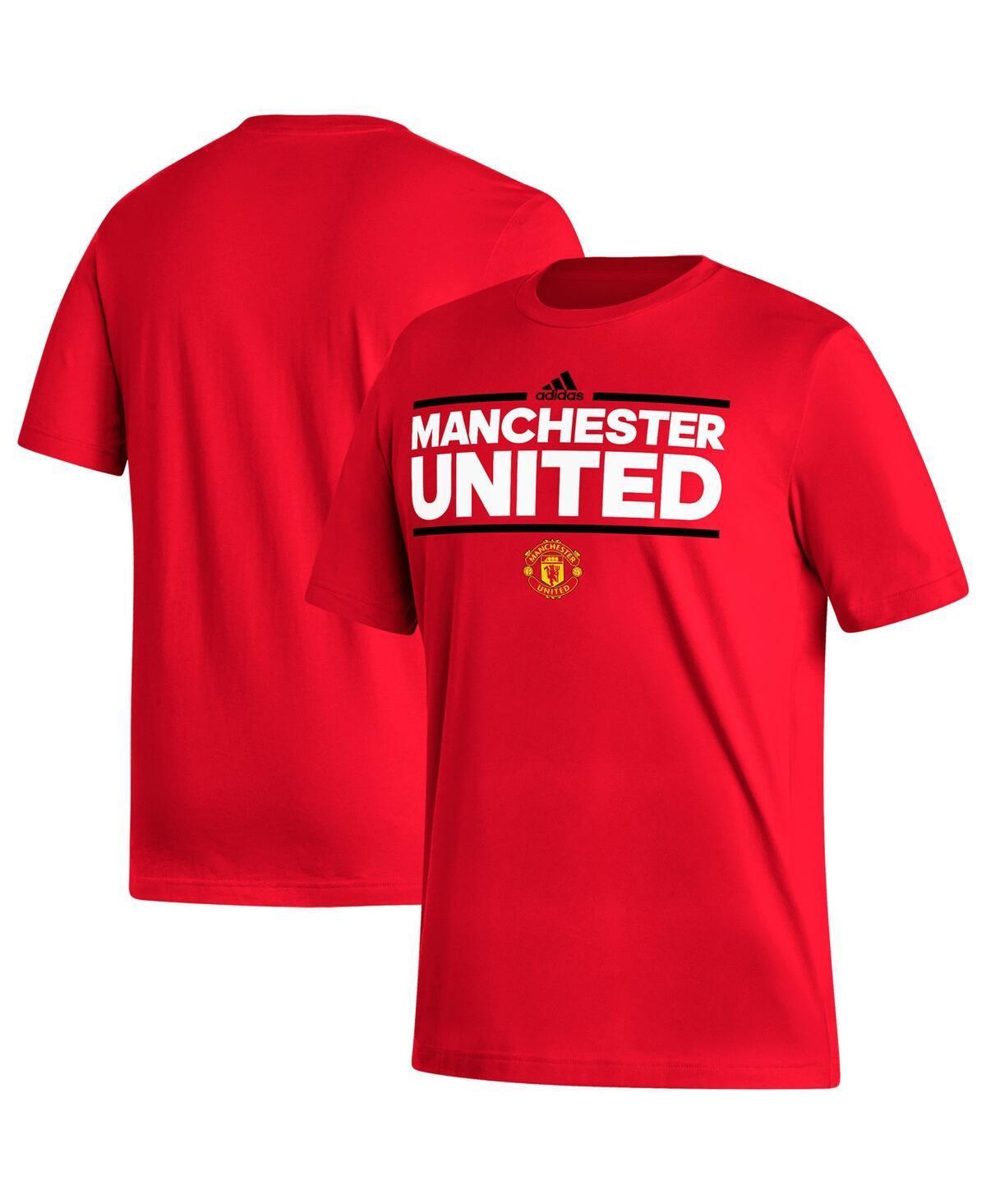 Mens adidas Navy Manchester United Dassler T-Shirt Product Image