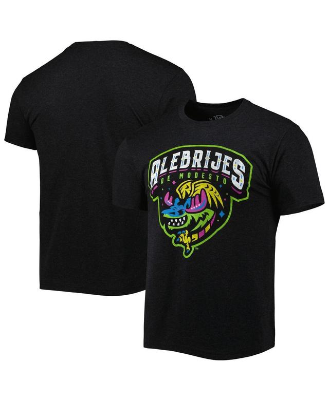 Mens Black Alebrijes de Modesto Copa de la Diversion Home Tri-Blend T-shirt Product Image