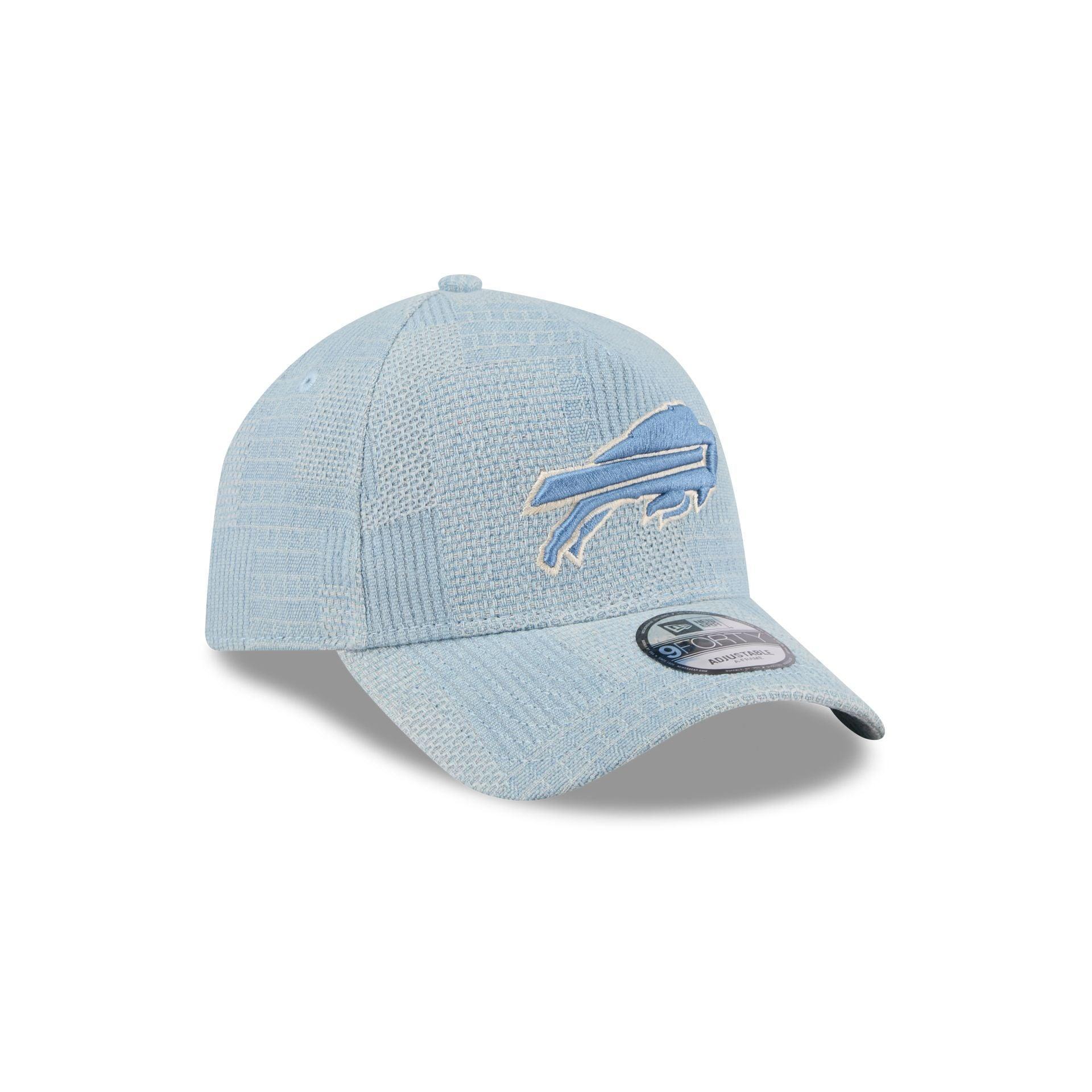 Buffalo Bills Logo Essentials Denim 9FORTY A-Frame Snapback Hat Male Product Image