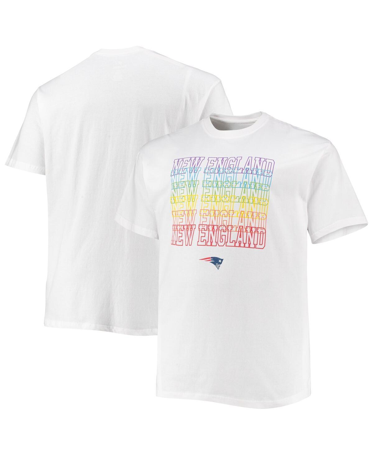 Mens Fanatics Branded White New England Patriots Big & Tall City Pride T-Shirt Product Image