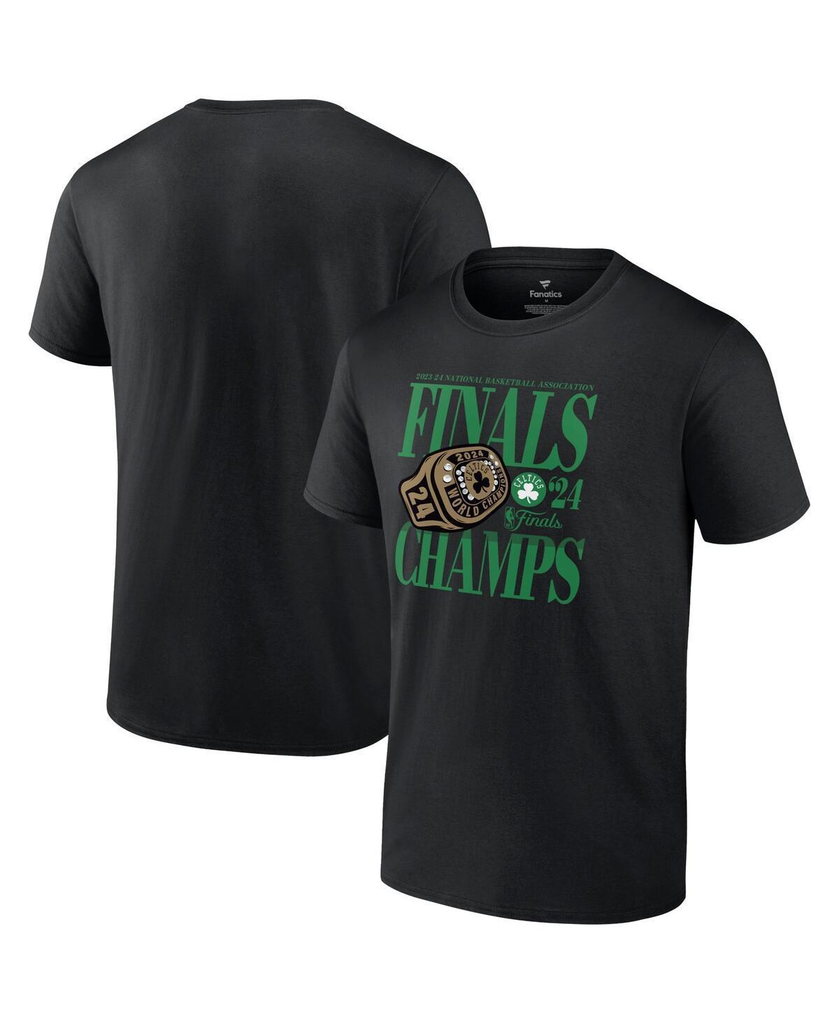 Fanatics Mens Black Boston Celtics 2024 Nba Finals Champions Ball Screen Ring T-Shirt Product Image