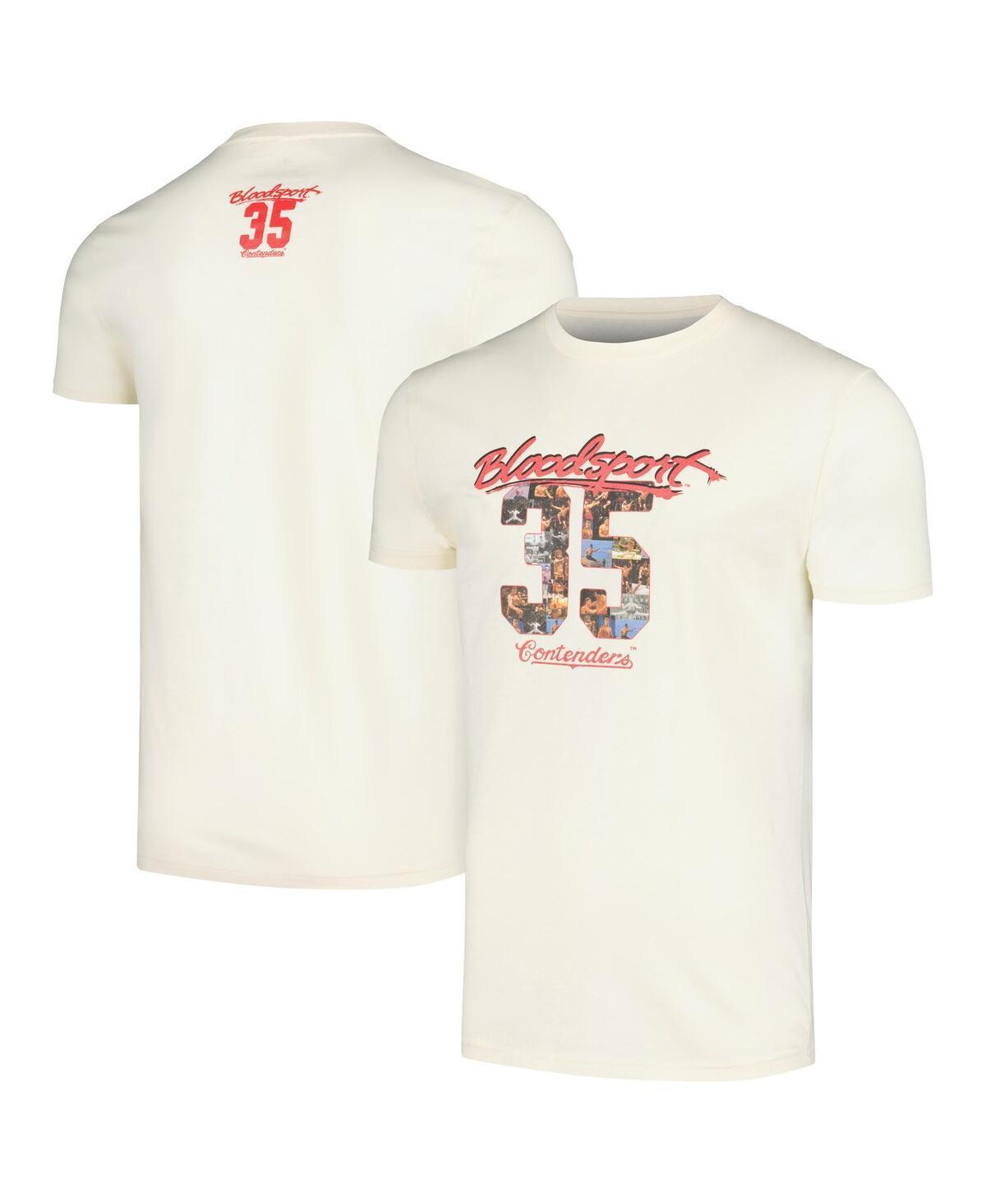 Mens Contenders Clothing Cream Bloodsport 35th Anniversary T-shirt Product Image