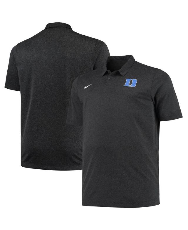 Mens Nike Heathered Duke Blue Devils Big & Tall Performance Polo Product Image