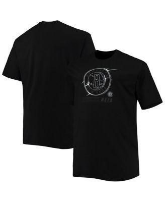 Mens Black Brooklyn Nets Big and Tall Pop T-shirt Product Image