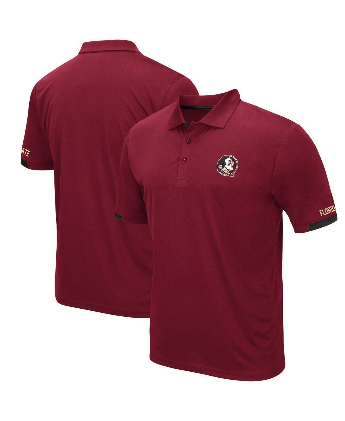 Mens Colosseum Garnet Florida State Seminoles Santry Lightweight Polo Product Image