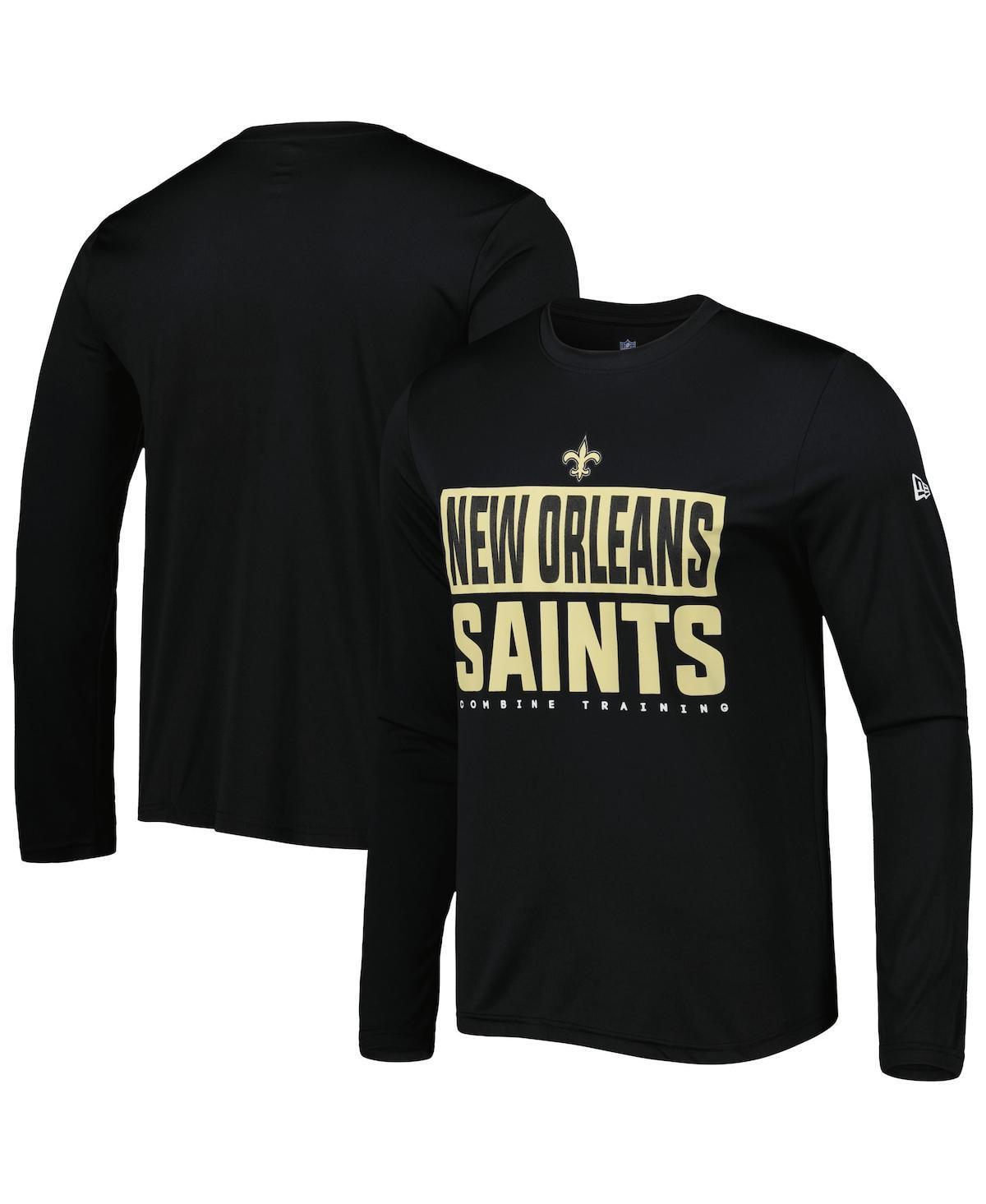 Mens New Era New Orleans Saints Combine Authentic Offsides Long Sleeve T-Shirt Product Image