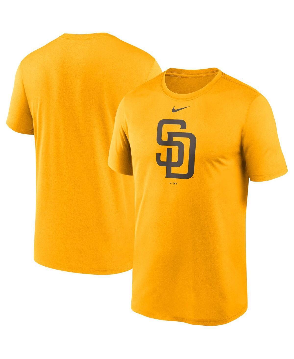 Mens Nike Gold San Diego Padres Big & Tall Logo Legend Performance T-Shirt Product Image