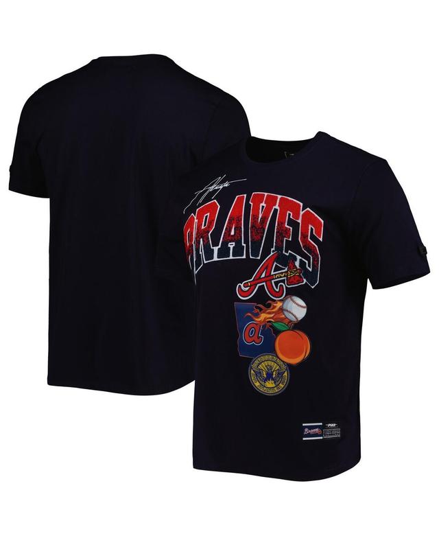 Mens Pro Standard Navy Atlanta Braves Hometown T-shirt Product Image