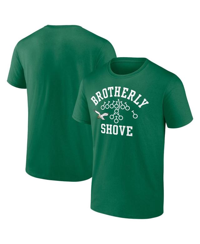 Mens Brotherly Shove Mens Fanatics Kelly Green Philadelphia Eagles T-shirt Product Image