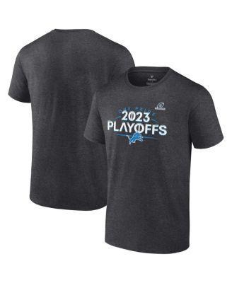 Mens Fanatics Heather Charcoal Detroit Lions 2023 Nfl Playoffs T-shirt Product Image