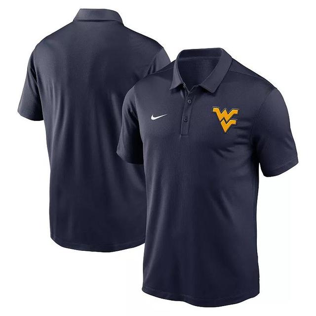 Mens Nike West Virginia Mountaineers Primetime Franchise Performance Polo Blue Product Image