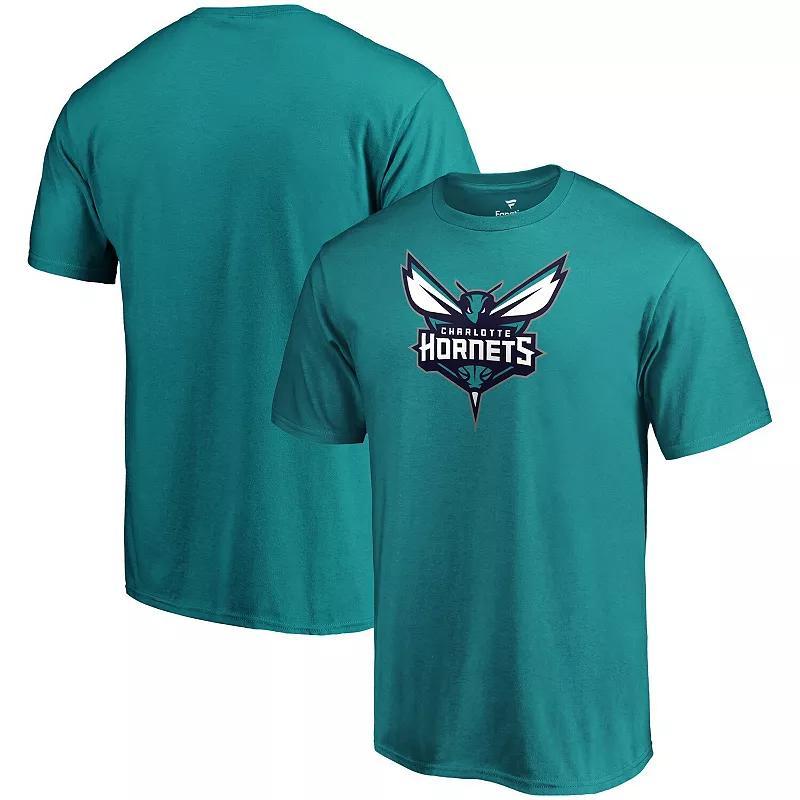 Mens Fanatics Branded Teal Charlotte Hornets Primary Team Logo T-Shirt Product Image