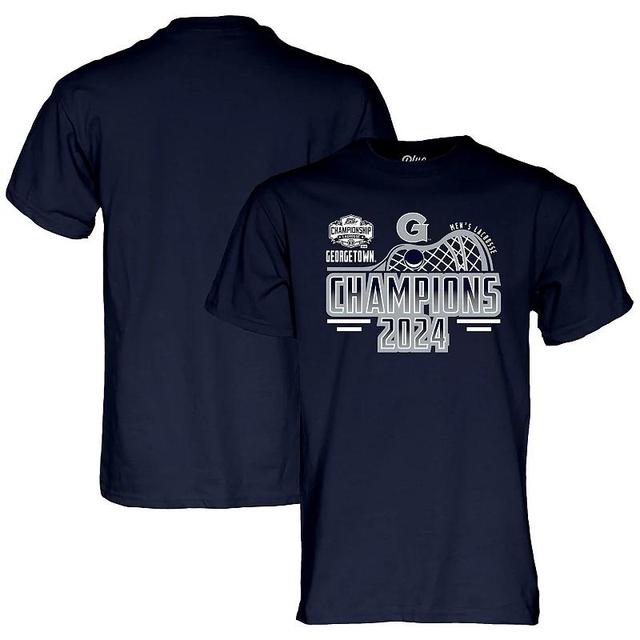 Unisex Blue 84 Navy Georgetown Hoyas 2024 Big East Mens Lacrosse Tournament Champions T-Shirt, Adult Unisex Grg Blue Product Image