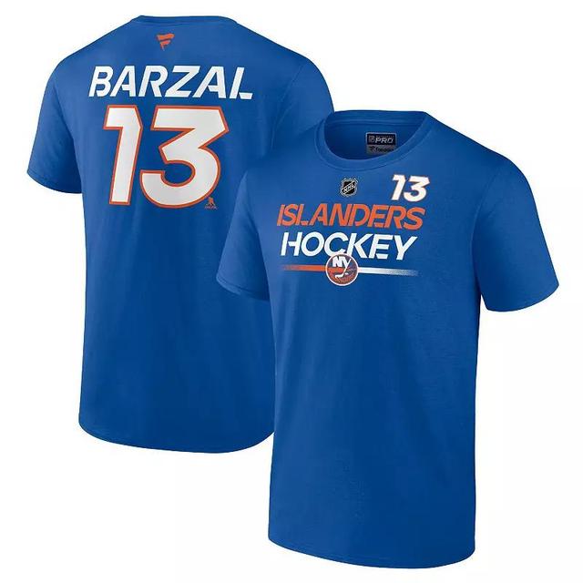 Mens Fanatics Branded Brandon Tanev Deep Sea Blue Seattle Kraken Authentic Pro Prime Name & Number T-Shirt Product Image