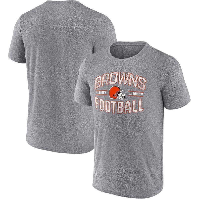 Mens Fanatics Heathered Gray Cleveland Browns Want To Play T-shirt Product Image