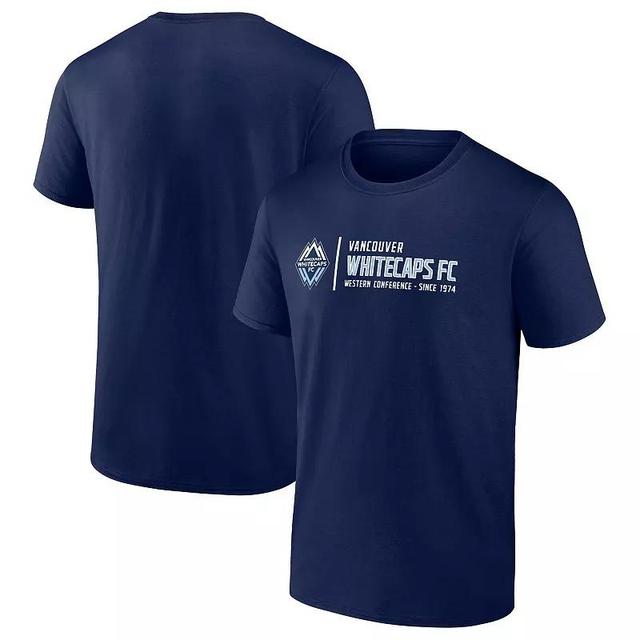 Mens Fanatics Branded Navy Vancouver Whitecaps FC Iconic Team Confidence T-Shirt Vwc Blue Product Image