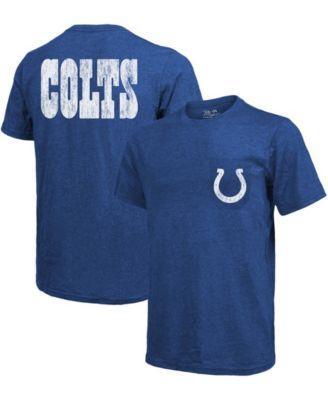 Indianapolis Colts Tri-Blend Pocket T-shirt - Heathered Royal Product Image