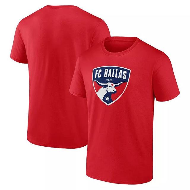 Mens Fanatics Branded Red FC Dallas Logo T-Shirt Product Image