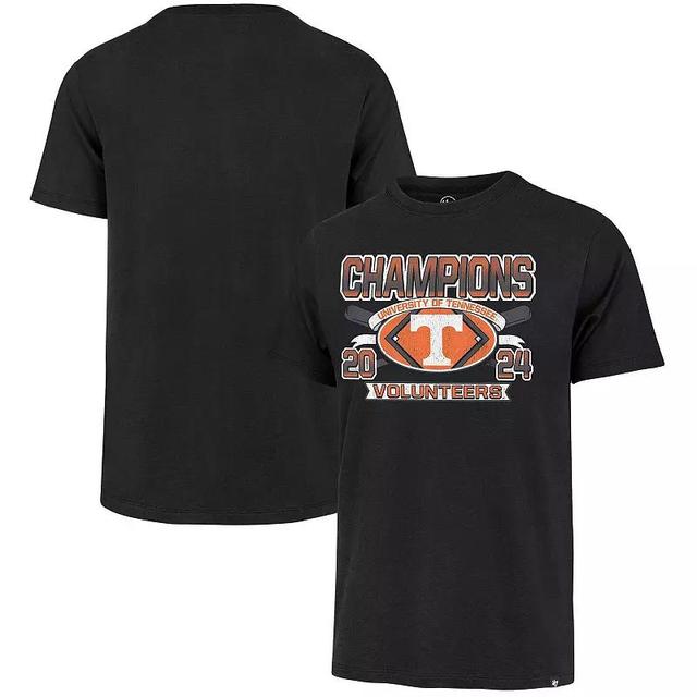 47 Brand Mens Black Tennessee Volunteers 2024 Ncaa Mens Baseball College World Series Champions Big Tall T-Shirt Product Image